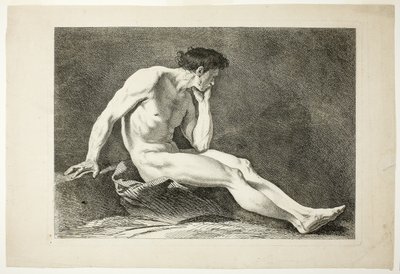 Figuur, uit Six Figures Académiques door Carle van Loo