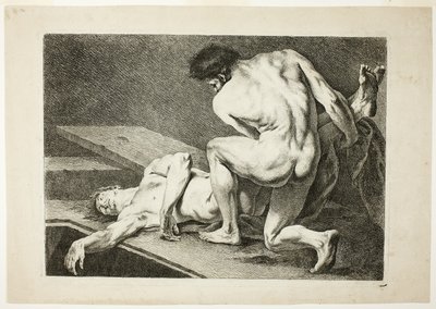Figuur, uit Six Figures Académiques door Carle van Loo