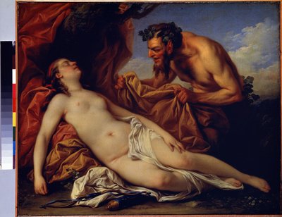 Jupiter en Antiope door Carle van Loo