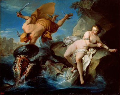 Perseus en Andromeda door Carle van Loo