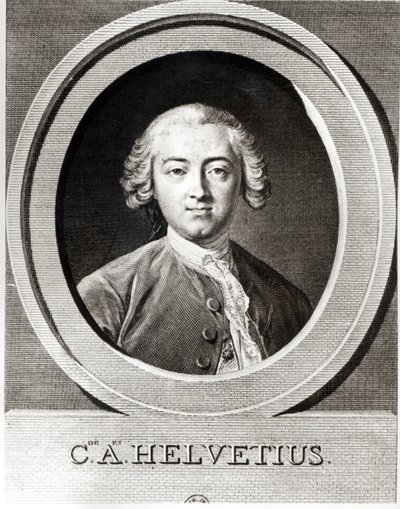 Portret van Claude Adrien Helvetius (1715-1771) Franse filosoof door Carle van Loo