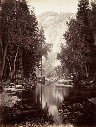 Eagle Point, 4.000 voet, Yosemite, ca. 1872, gedrukt ca. 1876 door Carleton E. Watkins.
