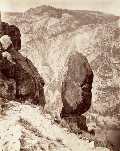 Eagle Point, Yosemite, ca. 1872, gedrukt ca. 1876 door Carleton E. Watkins.