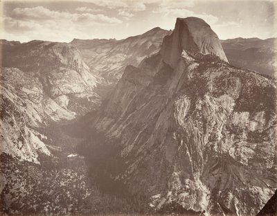 Zuidkoepel, 6.000 voet, ca. 1872, gedrukt ca. 1876. door Carleton E. Watkins.