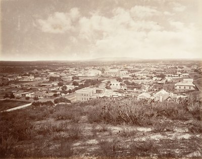 Los Angeles, 1876, gedrukt ca. 1876 door Carleton Emmons Watkins