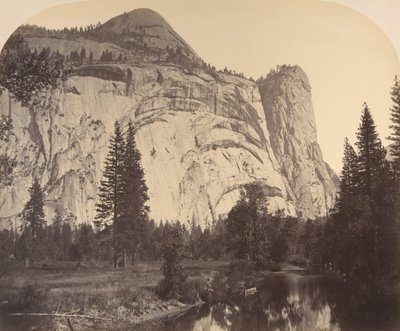 North Dome links - Royal Arches - Washington Column, 1861, Yosemite door Carleton Emmons Watkins
