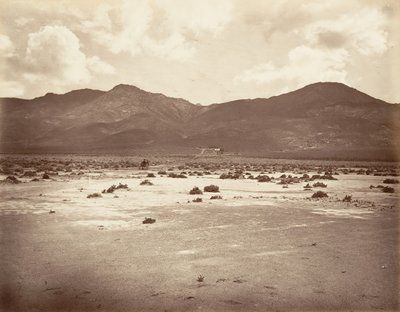 Wegzicht naar Sutro Tunnel, 1875, gedrukt ca. 1876 door Carleton Emmons Watkins