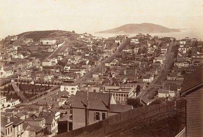 San Francisco, 1864, gedrukt ca. 1876 door Carleton Emmons Watkins