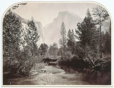Taysayac, Half Dome, 4967 Ft, Yosemite door Carleton Emmons Watkins