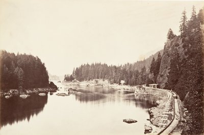 Tooth Bridge, Oregon door Carleton Emmons Watkins