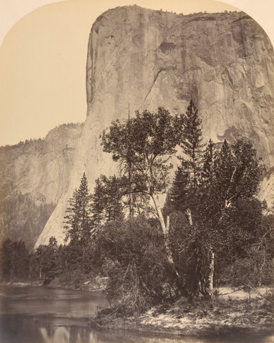 Tutucanula, El Capitan door Carleton Emmons Watkins