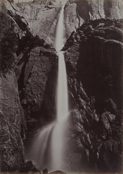 Yosemite Watervallen, Uitzicht vanaf de Onderkant, c.1878 door Carleton Emmons Watkins