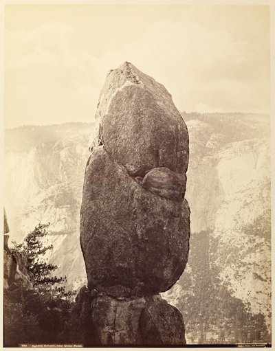 Agassiz kolom, nabij Union Point door Carleton Watkins