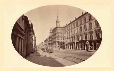 [Cal. St. uit Montg. St., S.F./ 3679] door Carleton Watkins