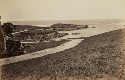 [Uitzicht op de kust bij Monterey] door Carleton Watkins