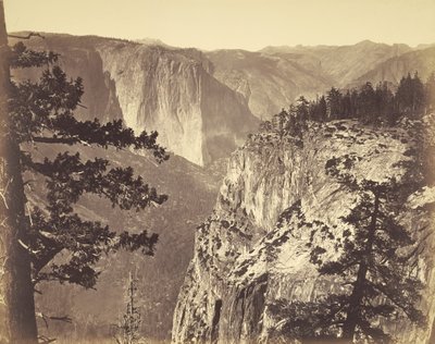 [Eerste blik op de vallei]. door Carleton Watkins