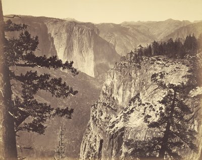 Eerste Uitzicht op de Vallei door Carleton Watkins
