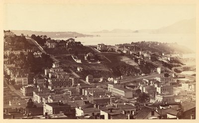 [Golden Gate vanaf Telegraph Hill, S.F.]. door Carleton Watkins