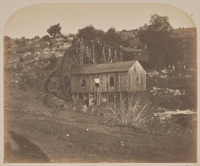 [Molen op Mariposa Creek]. door Carleton Watkins