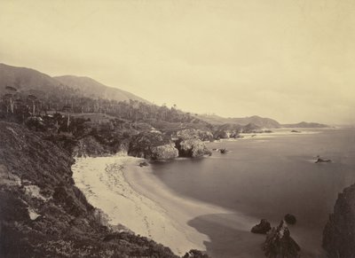 [Uitzicht Pacific Coast] / [Gibson Beach, Pt. Lobos, Monterey Coast]. door Carleton Watkins