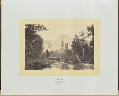Tasayac. De halve koepel 5000 ft door Carleton Watkins