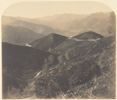 [Uitzicht vanaf Mt. Josephine, kijkend naar het noorden] / [Uitzicht naar het noorden]. door Carleton Watkins