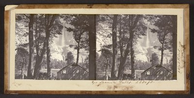Yo Semite Watervallen. 2630 ft door Carleton Watkins