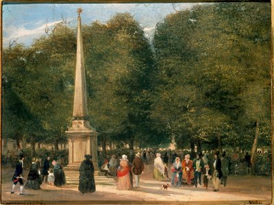 Bloemenfeest voor San Foca viering in Milaan 20/04/1845 door Carlo Jotti