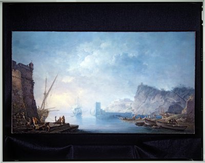 Kustlandschap door Carlo Bonaria or Bonavia