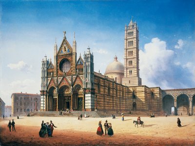 Kathedraal van Siena door Carlo Bossoli