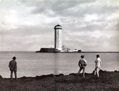 Marzocco Toren in Livorno, Italië, c.1890 door Carlo Brogi