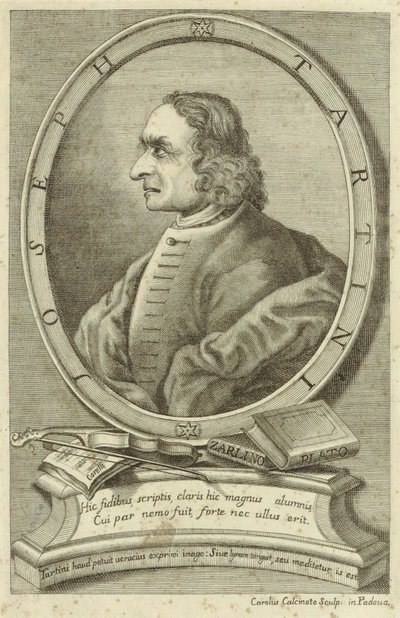 Afgebeelde persoon:  Giuseppe Tartini door Carlo Calcinotto