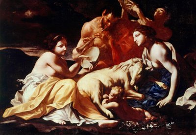 De Kindertijd van Jupiter, ca. 1702-14 door Carlo Cignani