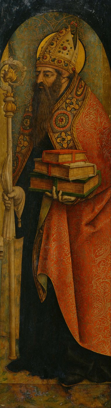 Sint Augustinus door Carlo Crivelli