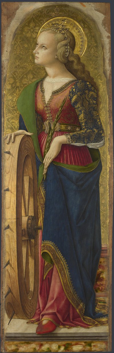 Sint-Catharina van Alexandrië, 1476 door Carlo Crivelli