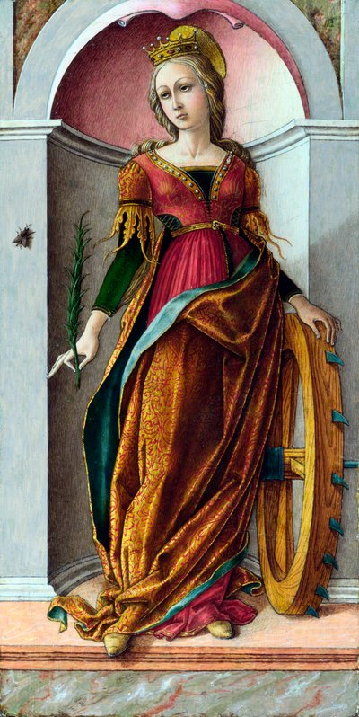 Sint-Catharina van Alexandrië door Carlo Crivelli