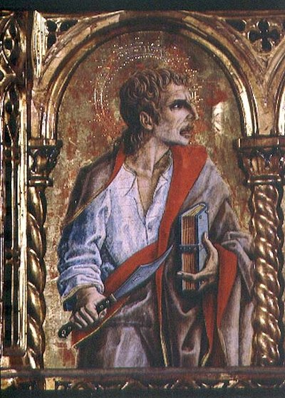 St. Bartholomeus (detail van het Sant