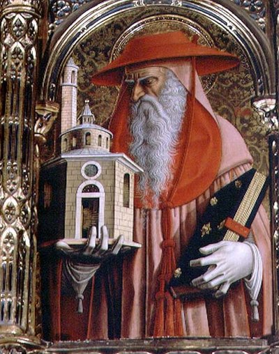 St. Hiëronymus (detail) van het Sant