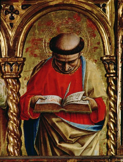 St. Mattheüs (detail) door Carlo Crivelli