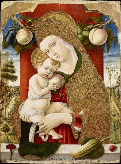 Maagd en Kind, 1482-1483 door Carlo Crivelli