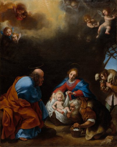 Aanbidding van de herders, ca. 1670 door Carlo Dolci