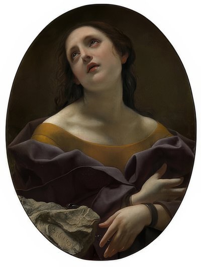 Allegorie van het geduld. 1677 door Carlo Dolci