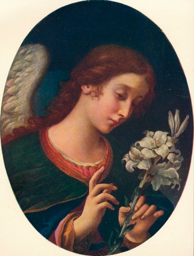 Engel van de Aankondiging, 17e eeuw door Carlo Dolci