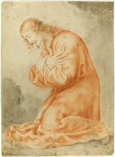 Christ Kneeling door Carlo Dolci
