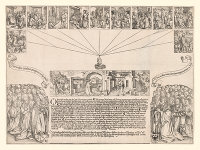 Geboorte en passie van Christus door Carlo Dolci