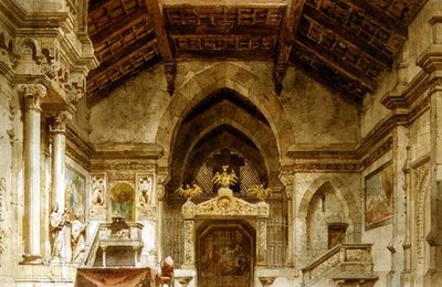Decorontwerp voor een Opera door Carlo Ferrario