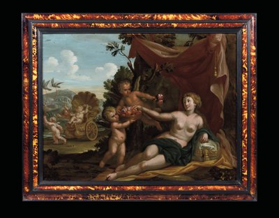 Venus en Cupido, ca. 1692-1705 door Carlo Garofalo