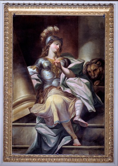 Allegorie van de dertien waarden van de republiek: de Kracht door Carlo Giuseppe Ratti