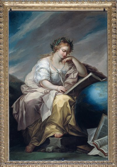 Allegorie van de dertien waarden van de republiek: het verhaal (Schilderij, na 1783) door Carlo Giuseppe Ratti