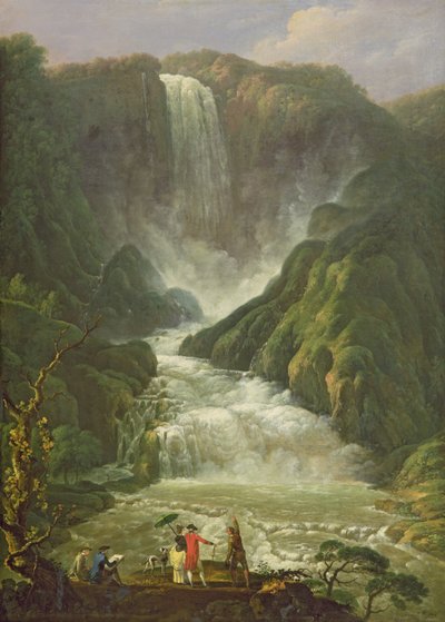 De watervallen van Terni door Carlo Labruzzi